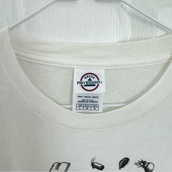 2007 Korn White Untitled Album Promo Rare Band Graphic T Shirt Size Large ‘07 - Picture 3 of 5